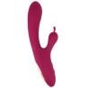 Generique Vibro Rabbit Deer Jack 23cm Violet